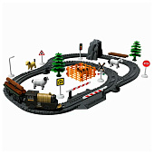 Игровой набор InterCity железная дорога Лесовоз 1toy Т24157 1